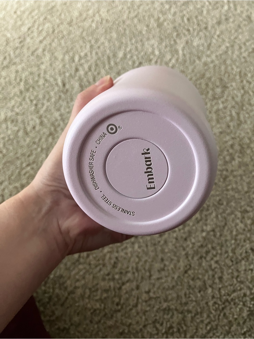 Pink Insulated Travel Tumbler with Straw - Picture 3 of 4